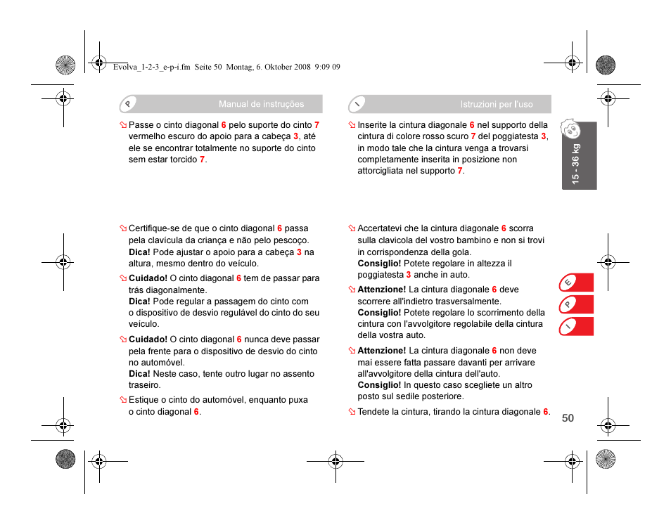 Britax EVOLVA 123 Plus User Manual | Page 135 / 251