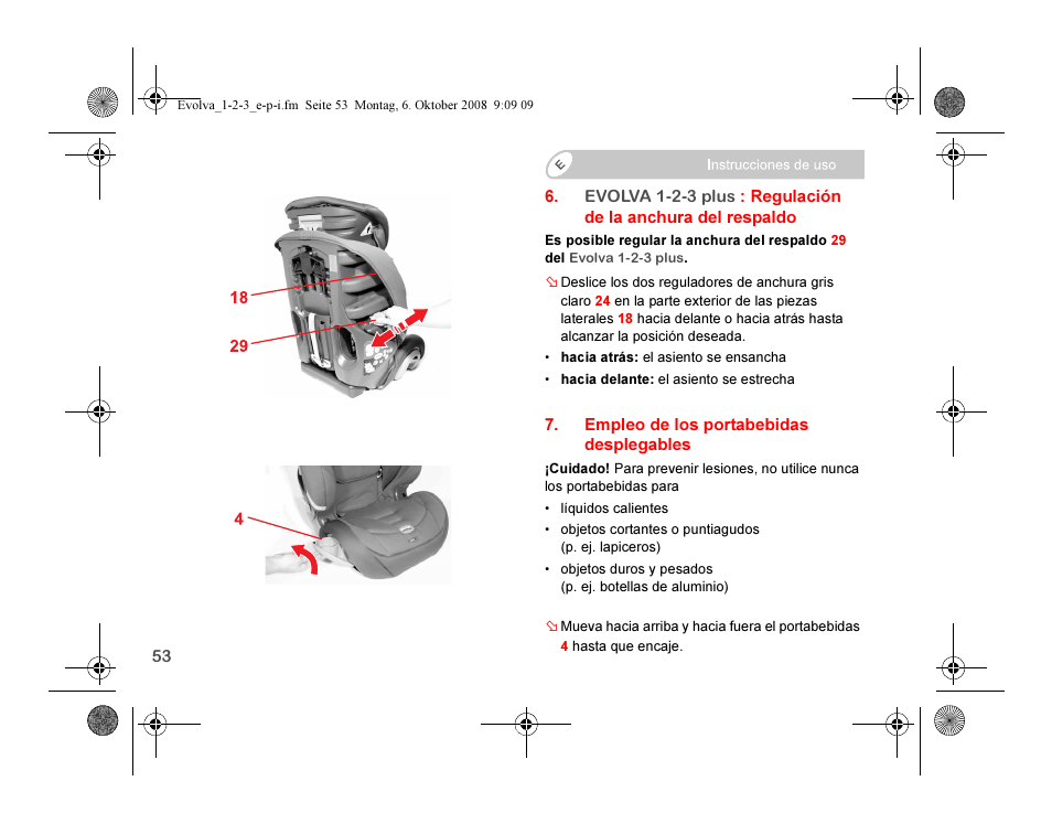 Britax EVOLVA 123 Plus User Manual | Page 138 / 251