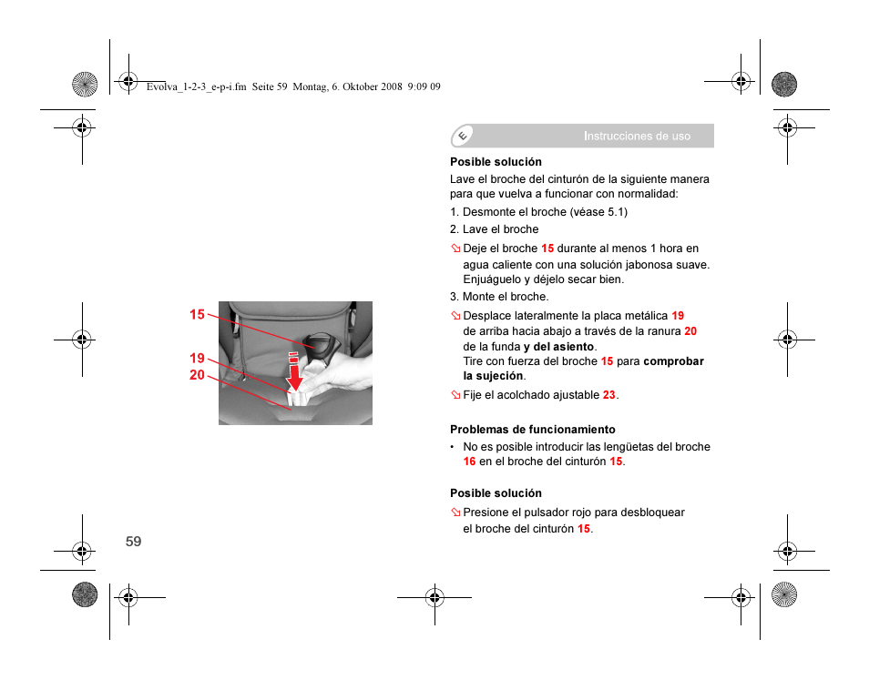 Britax EVOLVA 123 Plus User Manual | Page 144 / 251