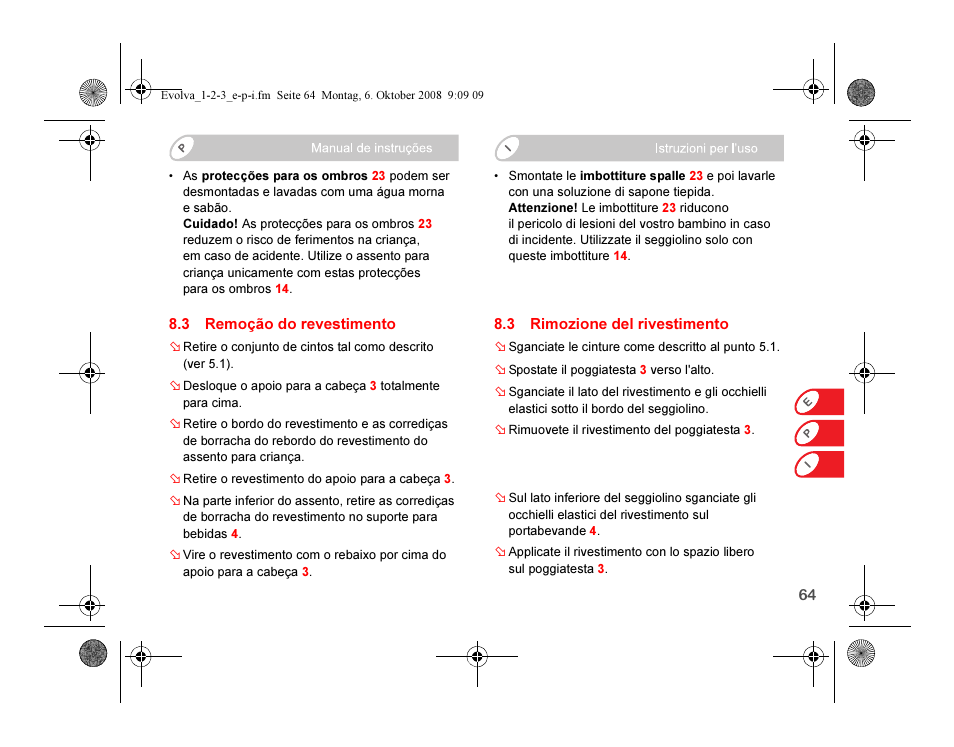 Britax EVOLVA 123 Plus User Manual | Page 149 / 251