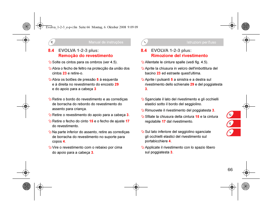 Britax EVOLVA 123 Plus User Manual | Page 151 / 251