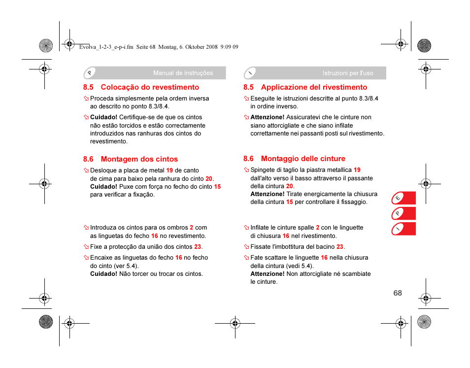 Britax EVOLVA 123 Plus User Manual | Page 153 / 251