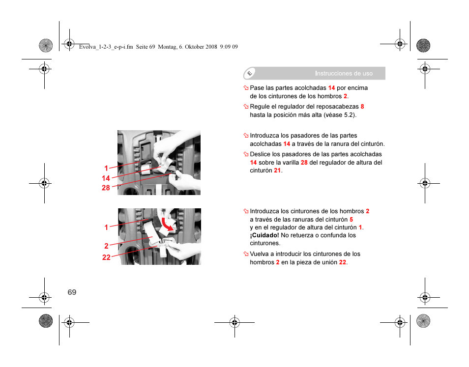 Britax EVOLVA 123 Plus User Manual | Page 154 / 251