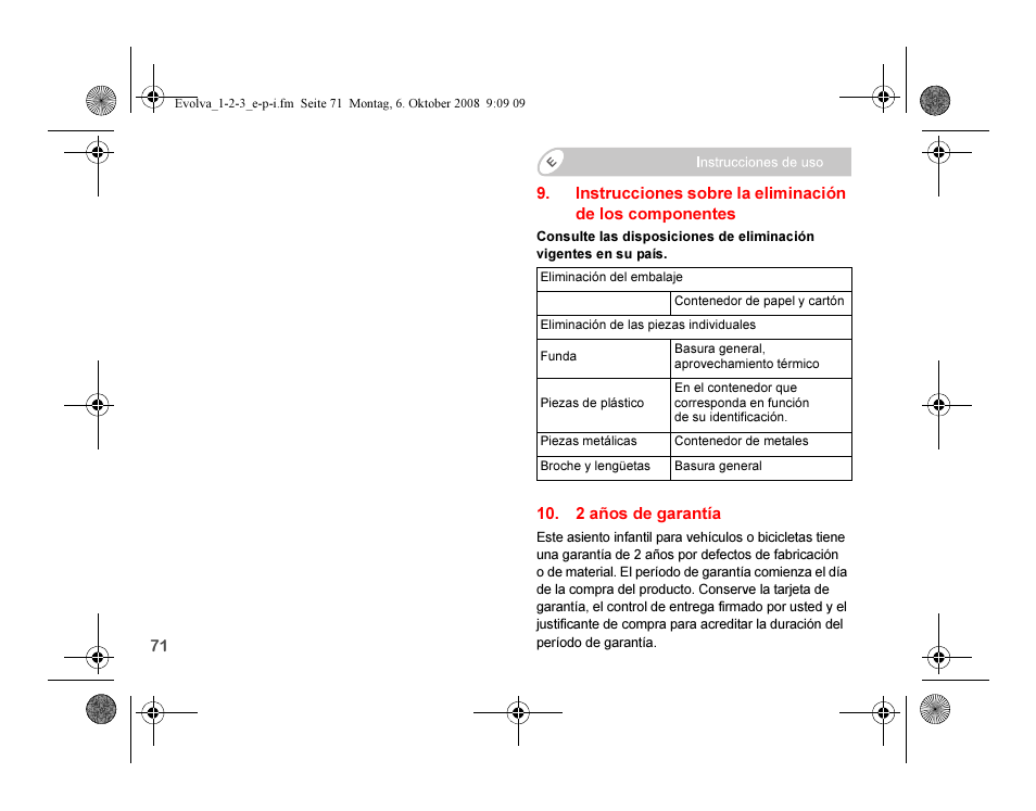 Britax EVOLVA 123 Plus User Manual | Page 156 / 251