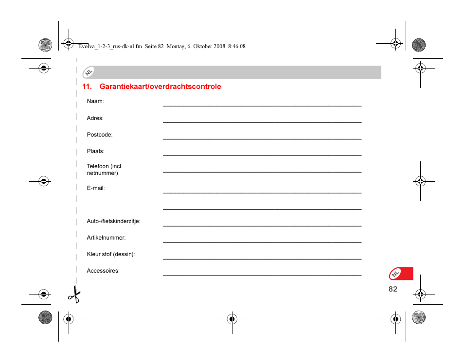 Britax EVOLVA 123 Plus User Manual | Page 250 / 251