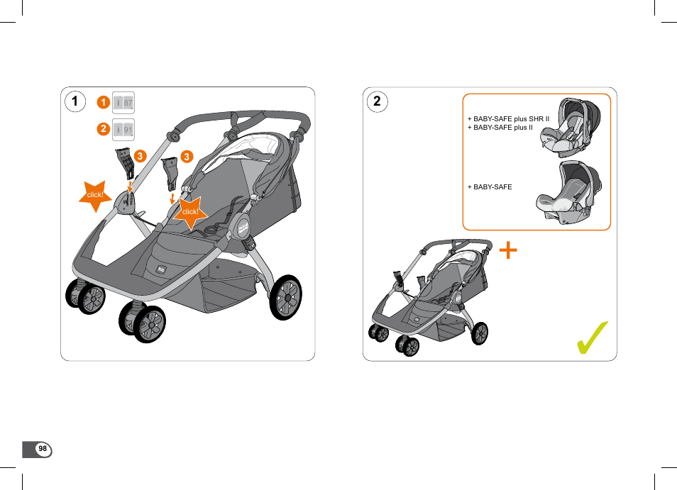 Britax B-Agile Double User Manual | Page 100 / 132