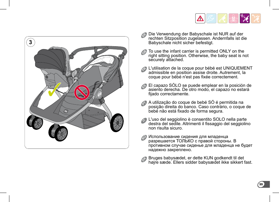 Britax B-Agile Double User Manual | Page 101 / 132