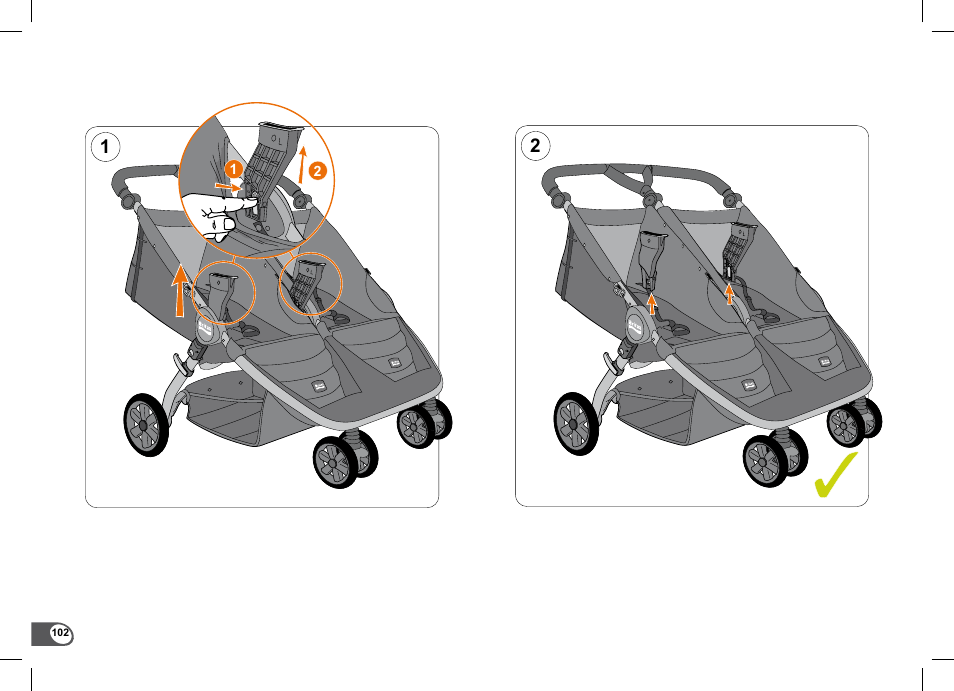 Britax B-Agile Double User Manual | Page 104 / 132