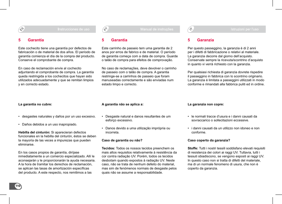 Britax B-Agile Double User Manual | Page 112 / 132