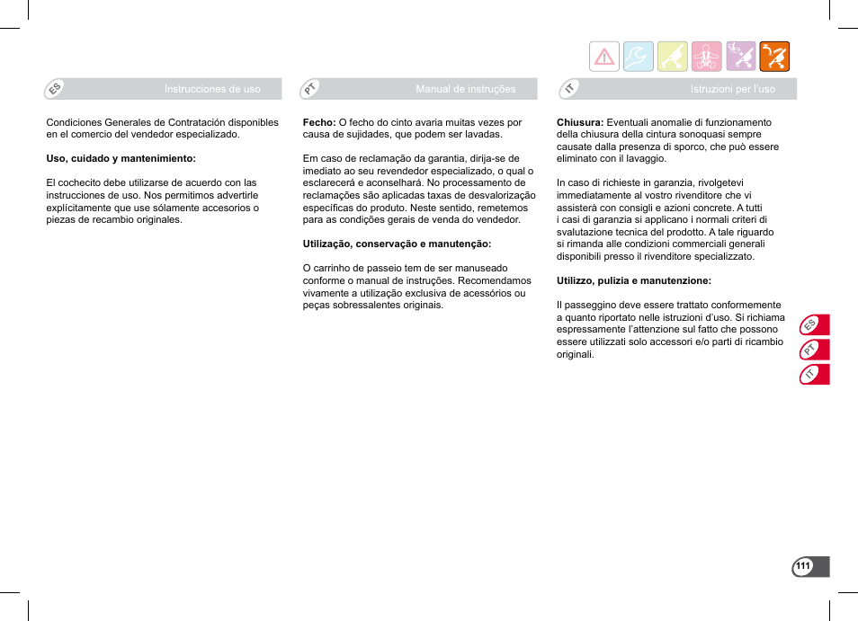 Britax B-Agile Double User Manual | Page 113 / 132