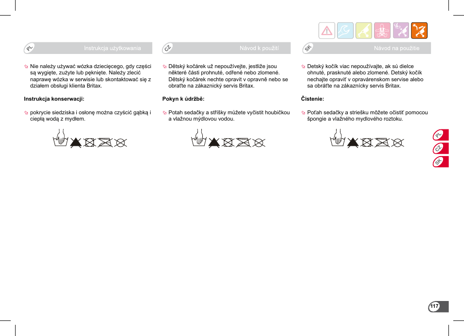 Britax B-Agile Double User Manual | Page 119 / 132