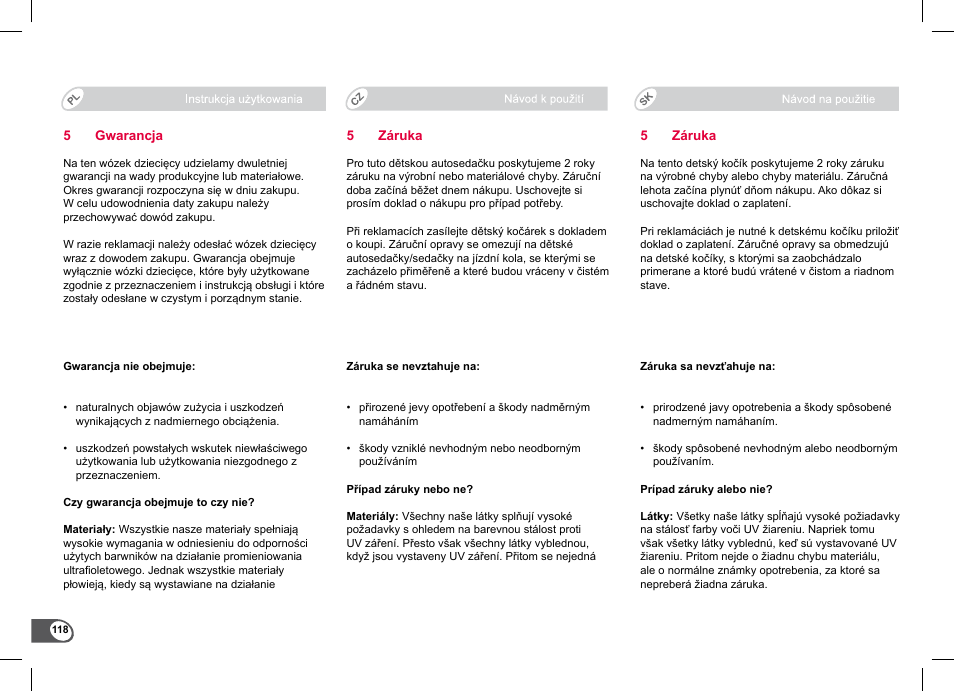 Britax B-Agile Double User Manual | Page 120 / 132