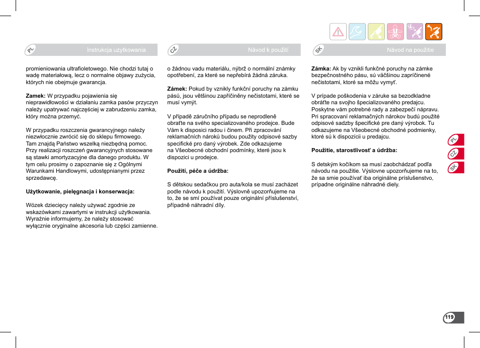 Britax B-Agile Double User Manual | Page 121 / 132