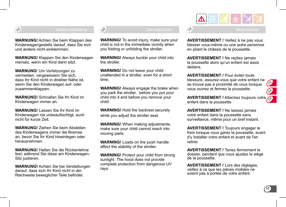 Britax B-Agile Double User Manual | Page 19 / 132