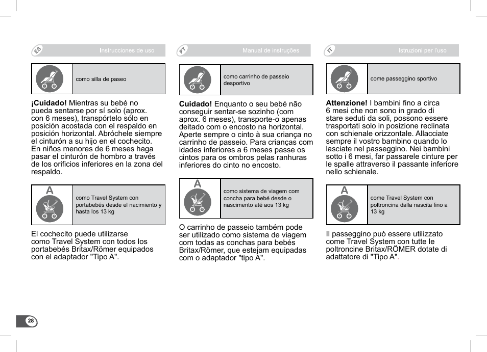 Britax B-Agile Double User Manual | Page 30 / 132