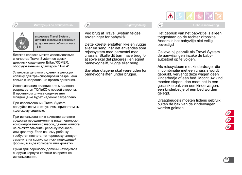 Britax B-Agile Double User Manual | Page 39 / 132