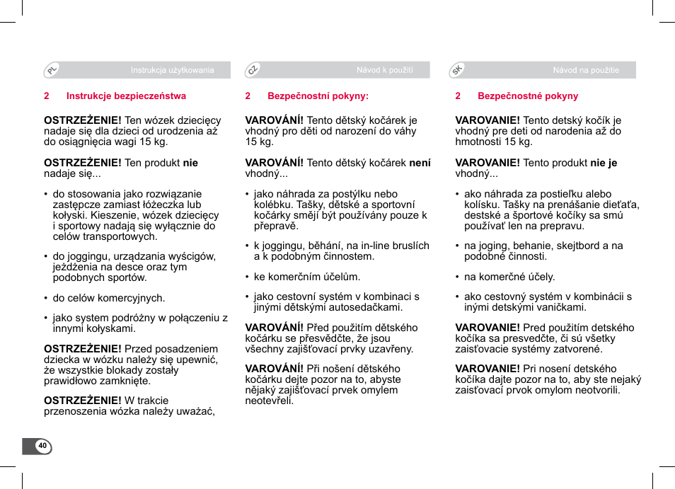 Britax B-Agile Double User Manual | Page 42 / 132