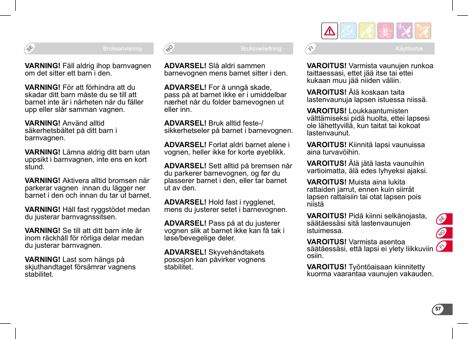 Britax B-Agile Double User Manual | Page 59 / 132