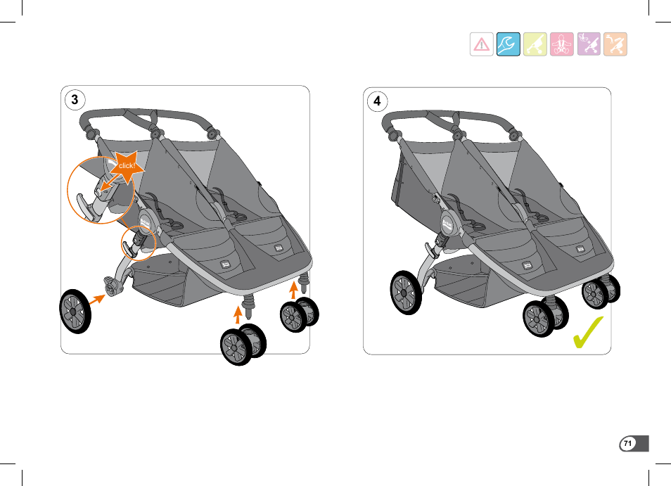 Britax B-Agile Double User Manual | Page 73 / 132