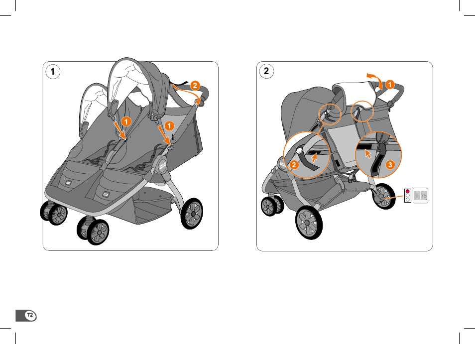 Britax B-Agile Double User Manual | Page 74 / 132