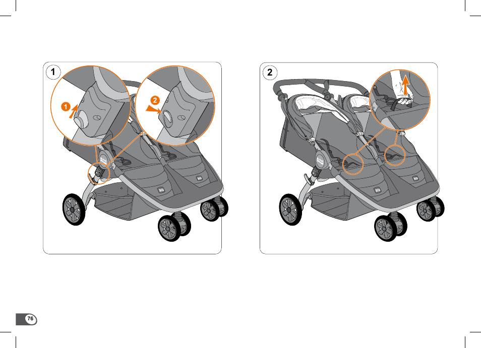 Britax B-Agile Double User Manual | Page 78 / 132