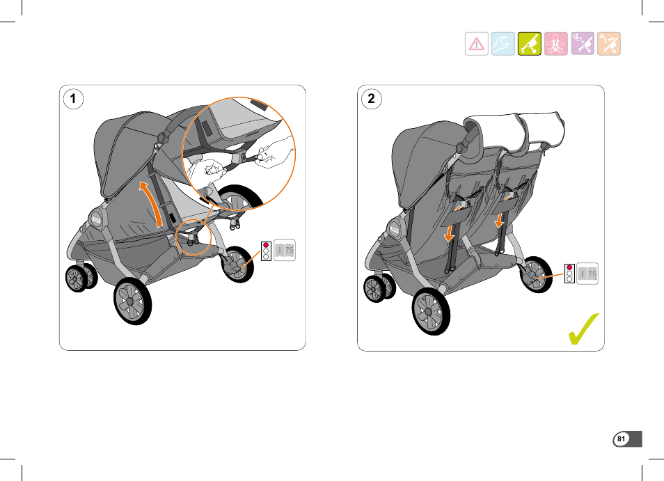 Britax B-Agile Double User Manual | Page 83 / 132