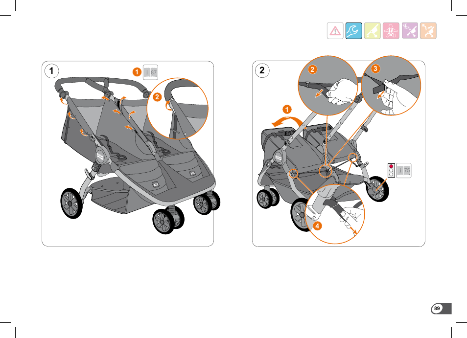 Britax B-Agile Double User Manual | Page 91 / 132