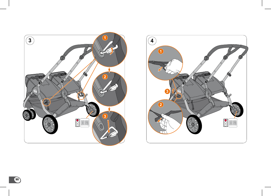 Britax B-Agile Double User Manual | Page 92 / 132