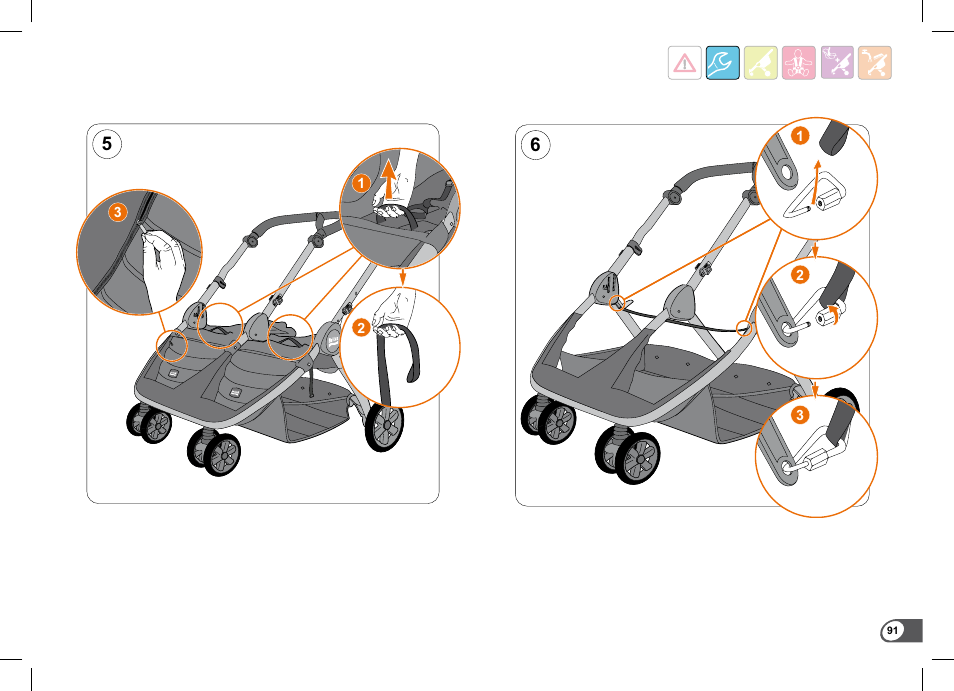 Britax B-Agile Double User Manual | Page 93 / 132