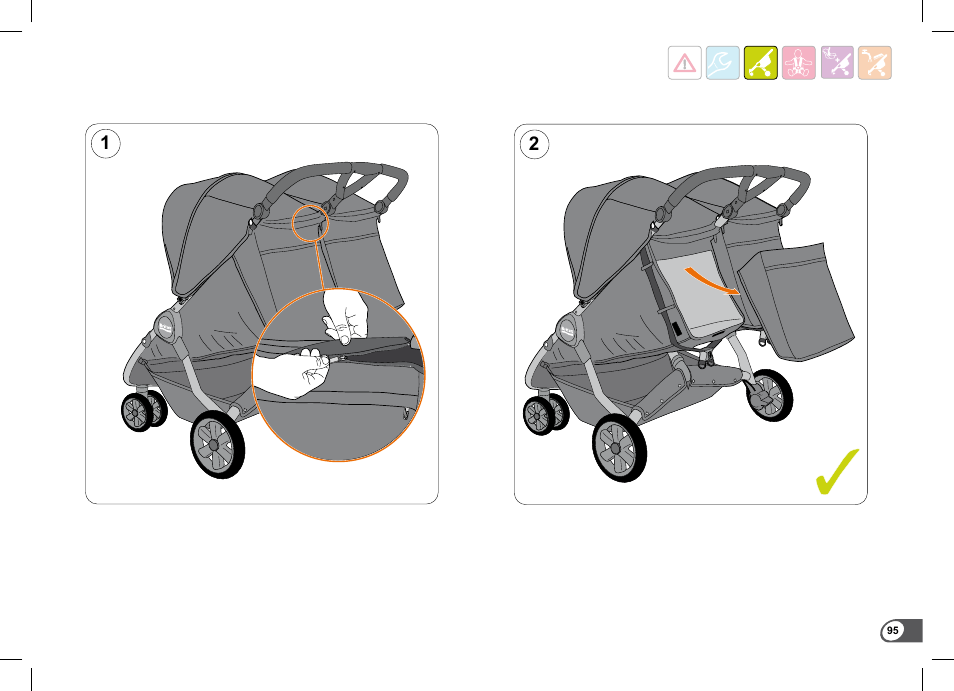 Britax B-Agile Double User Manual | Page 97 / 132