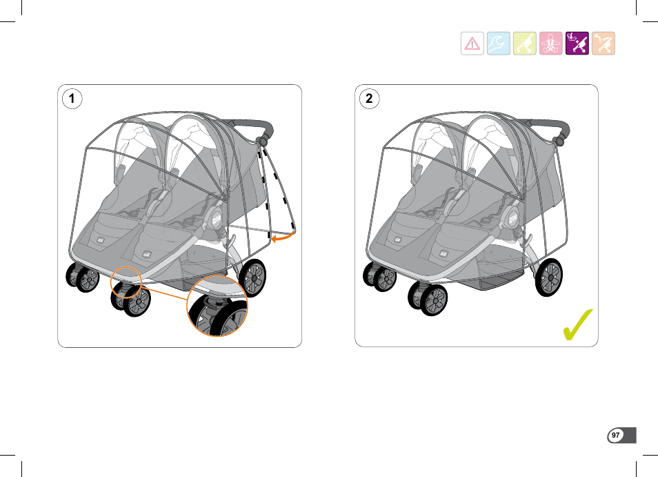 Britax B-Agile Double User Manual | Page 99 / 132