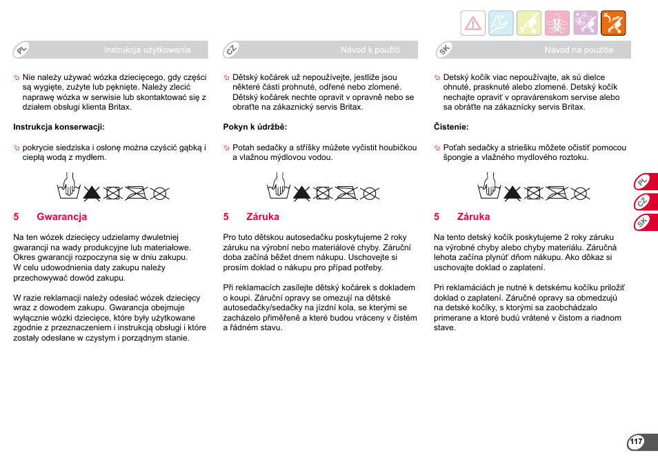 Britax B-Agile User Manual | Page 119 / 133