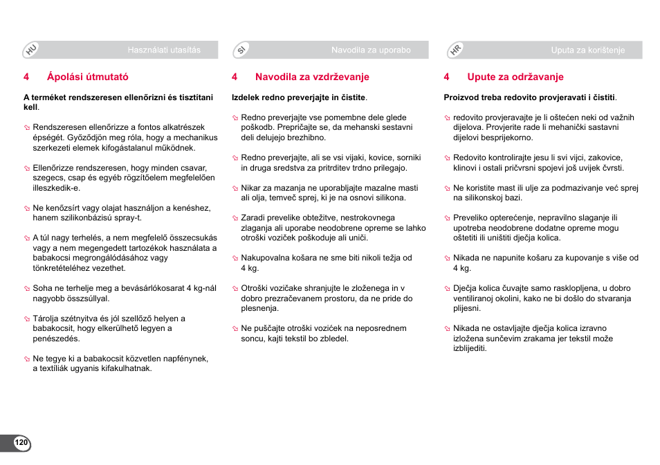 Britax B-Agile User Manual | Page 122 / 133