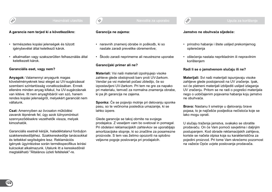 Britax B-Agile User Manual | Page 124 / 133