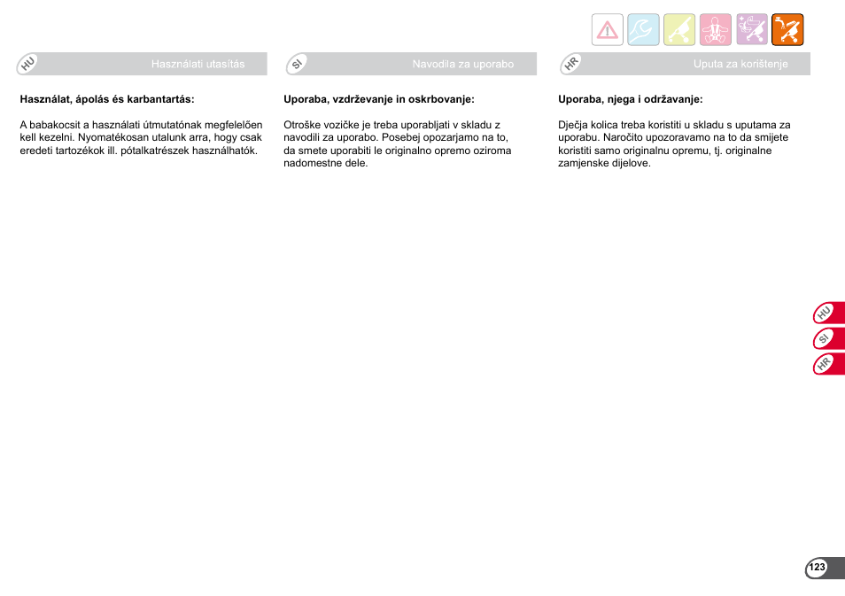 Britax B-Agile User Manual | Page 125 / 133
