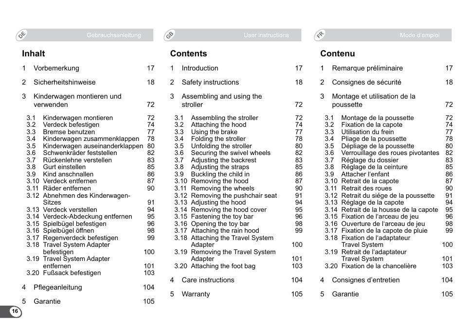 Britax B-Agile User Manual | Page 18 / 133
