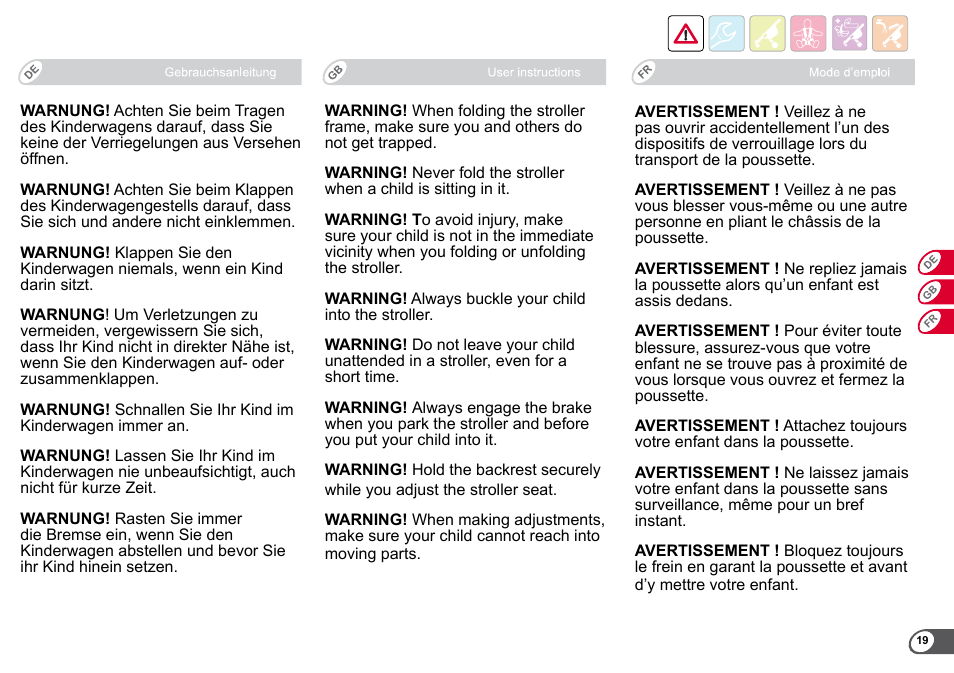 Britax B-Agile User Manual | Page 21 / 133