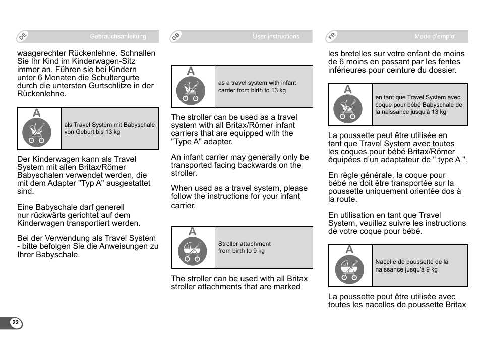 Britax B-Agile User Manual | Page 24 / 133