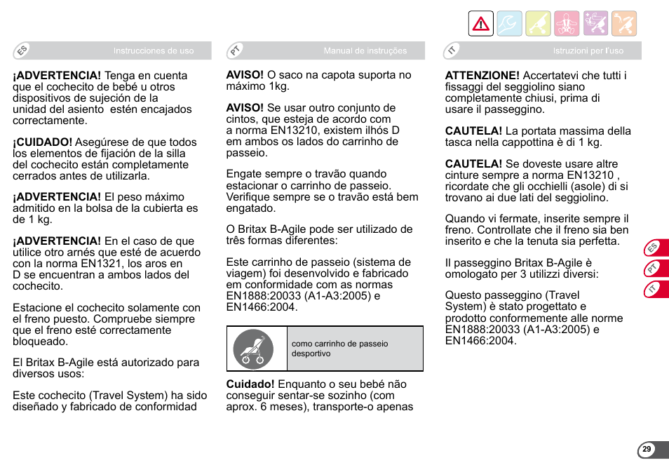 Britax B-Agile User Manual | Page 31 / 133