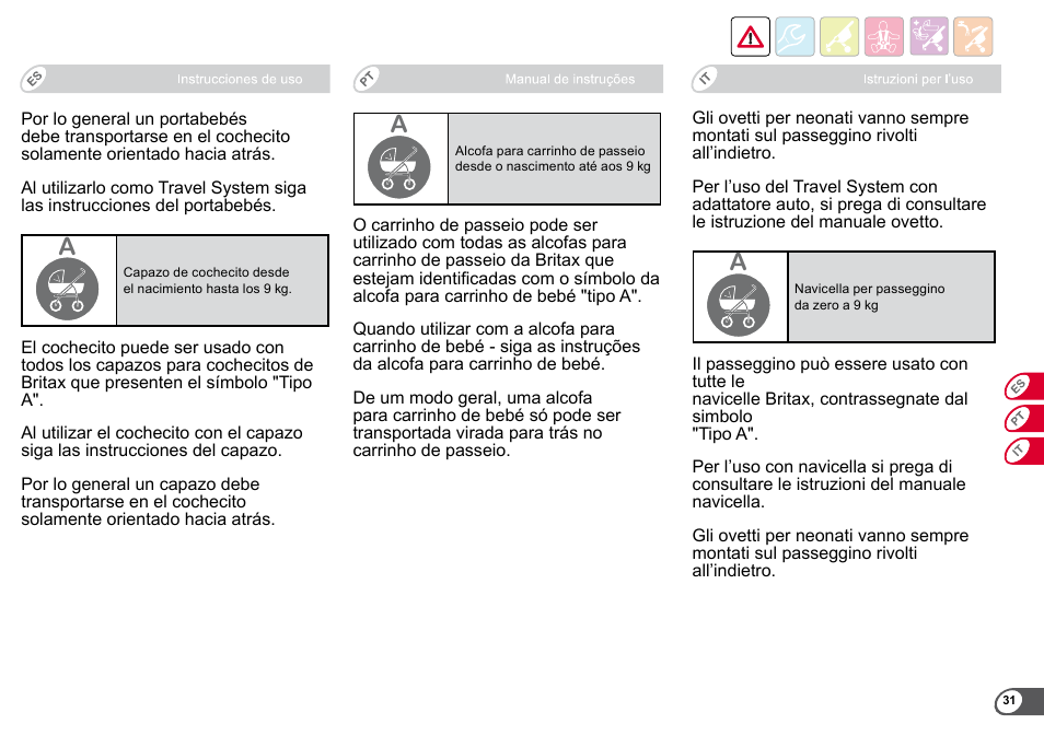 Britax B-Agile User Manual | Page 33 / 133