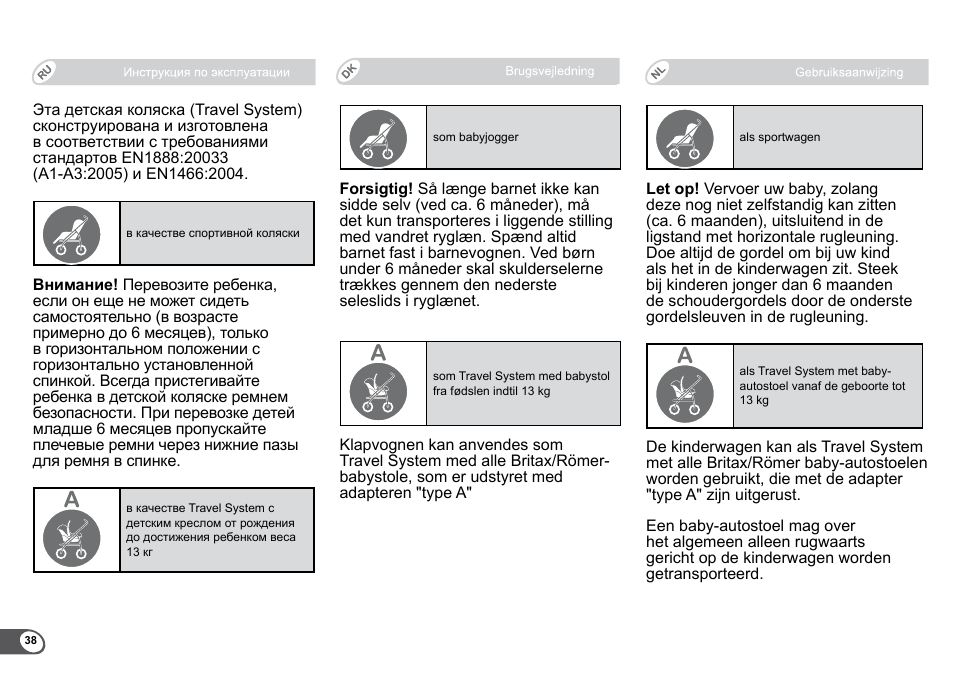 Britax B-Agile User Manual | Page 40 / 133