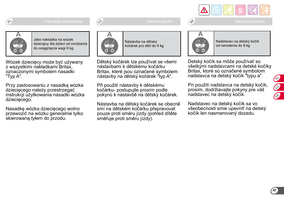 Britax B-Agile User Manual | Page 49 / 133
