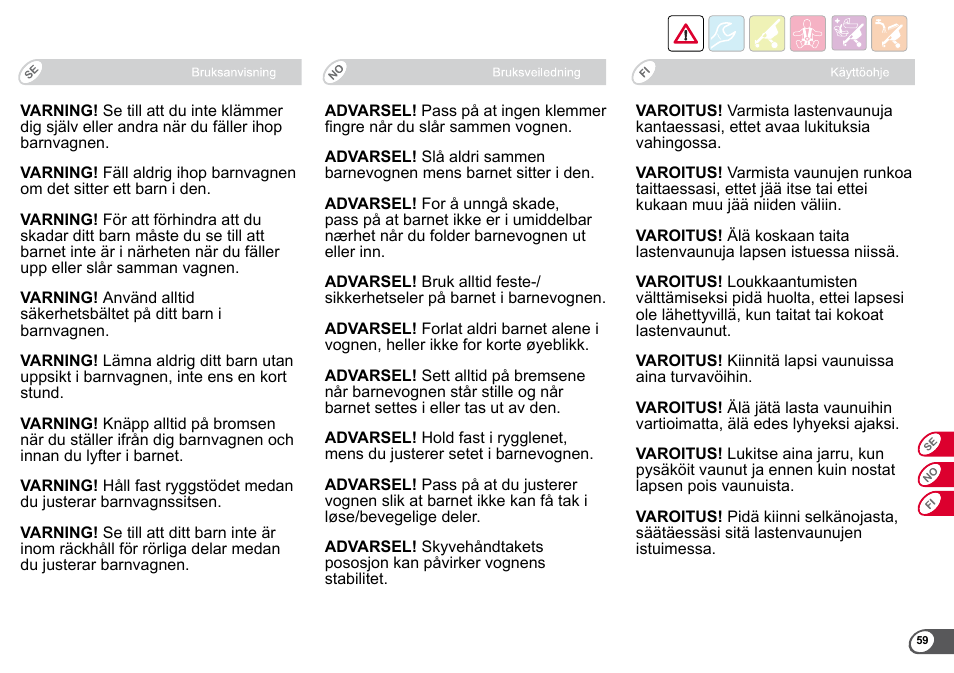 Britax B-Agile User Manual | Page 61 / 133