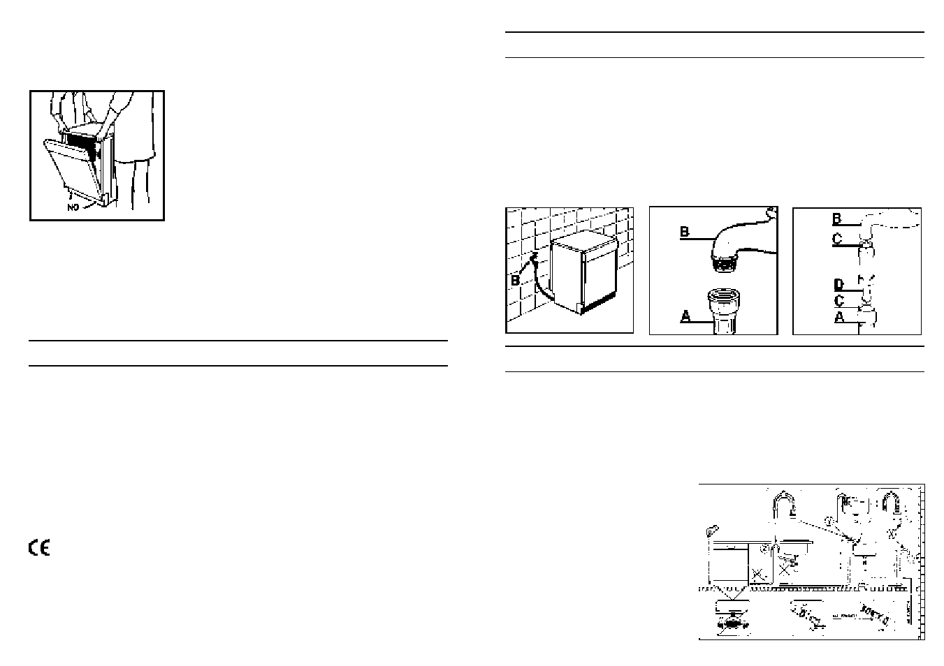 Installasjon | Candy CD 571 S NORD User Manual | Page 33 / 53