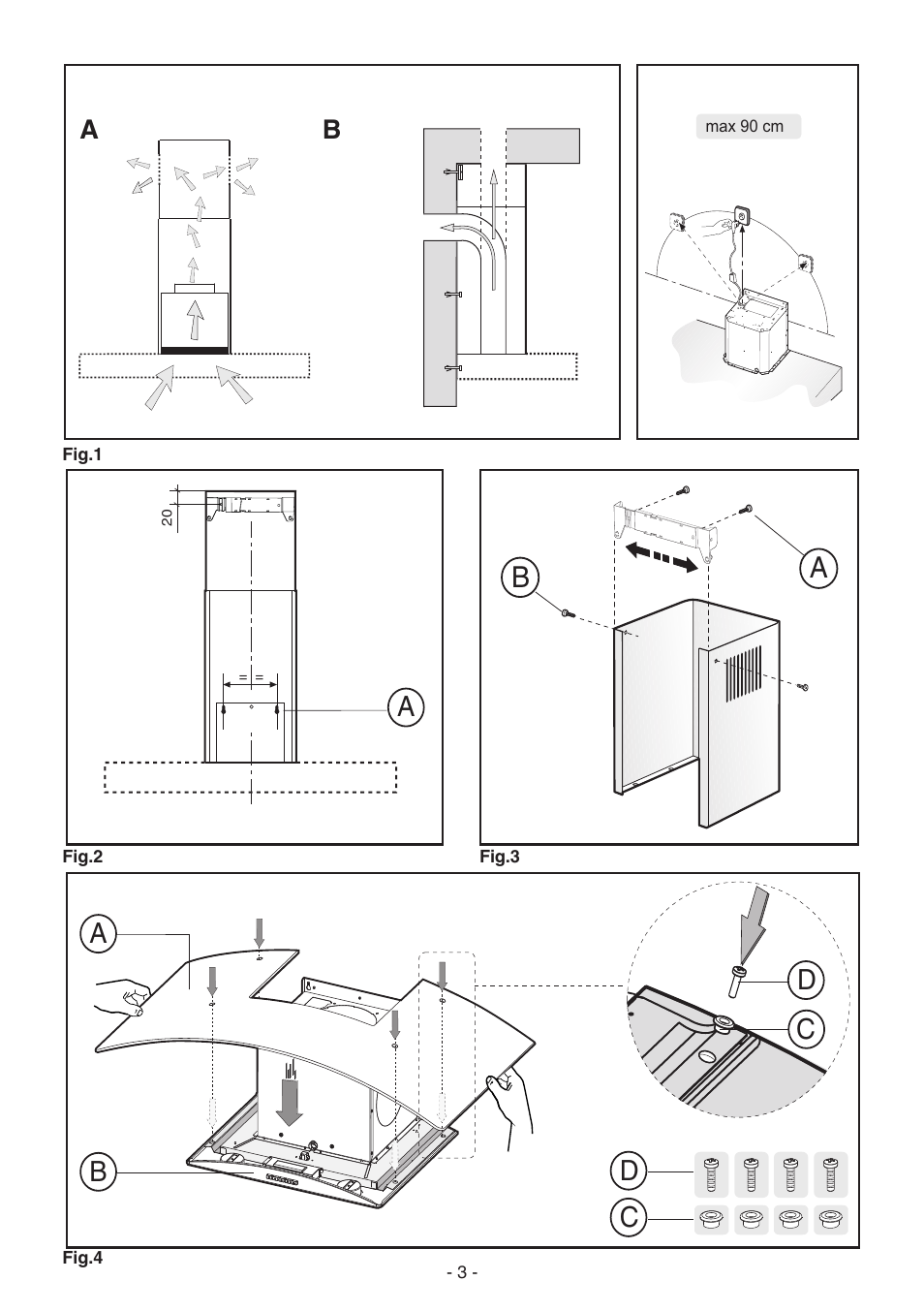 Candy CGM 91 X User Manual | Page 3 / 48