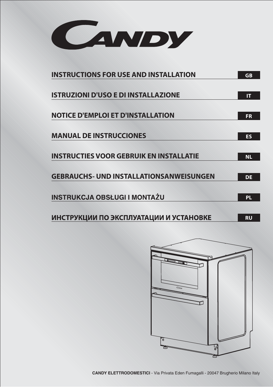 Candy DUO 609 X User Manual | 76 pages