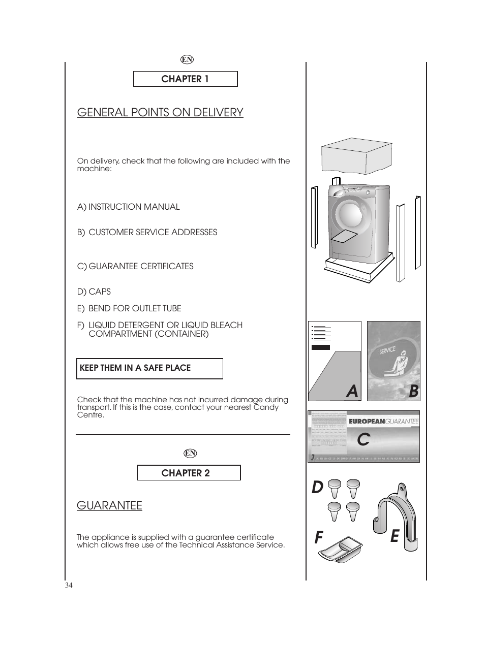 Candy GO W485D-66 User Manual | Page 34 / 72