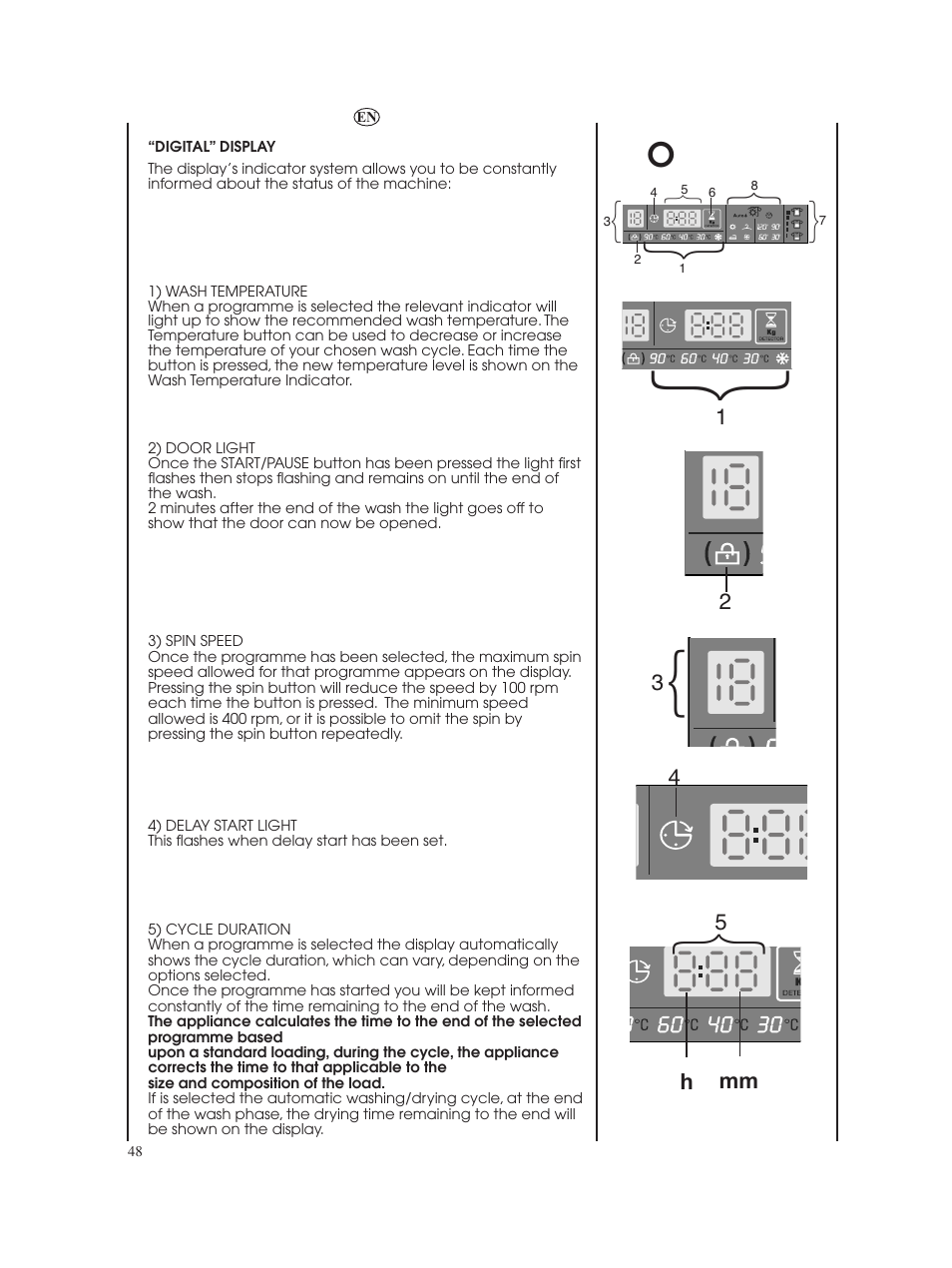 Candy GO W485D-66 User Manual | Page 48 / 72