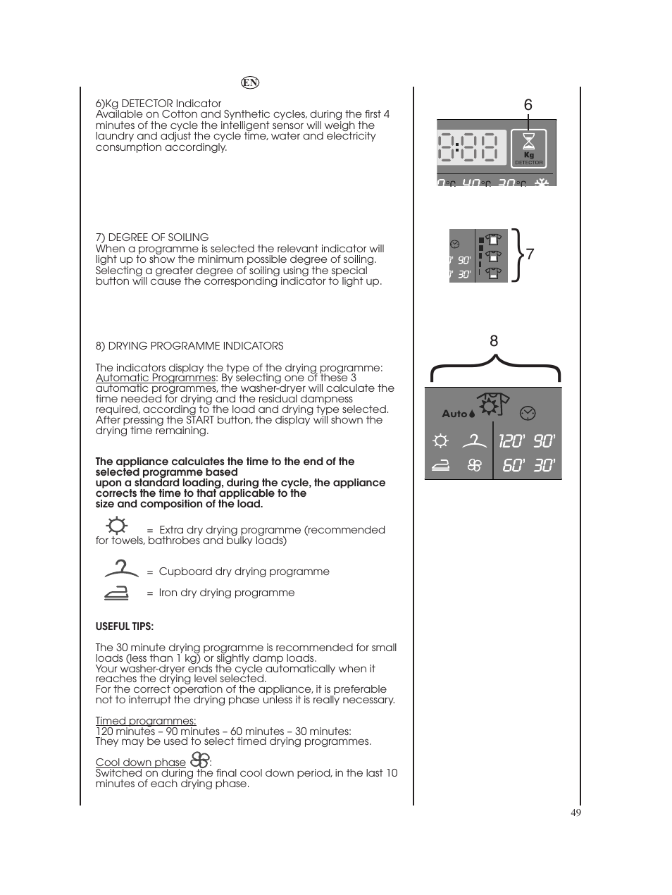 Candy GO W485D-66 User Manual | Page 49 / 72