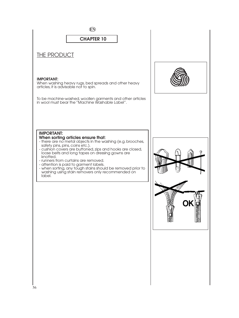The product | Candy GO W485D-66 User Manual | Page 56 / 72